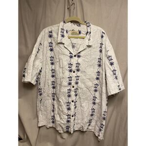 4XL Royal Hawaiian Button Down shirt